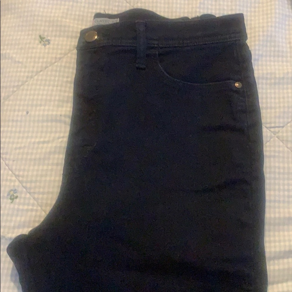 Straight leg jeans